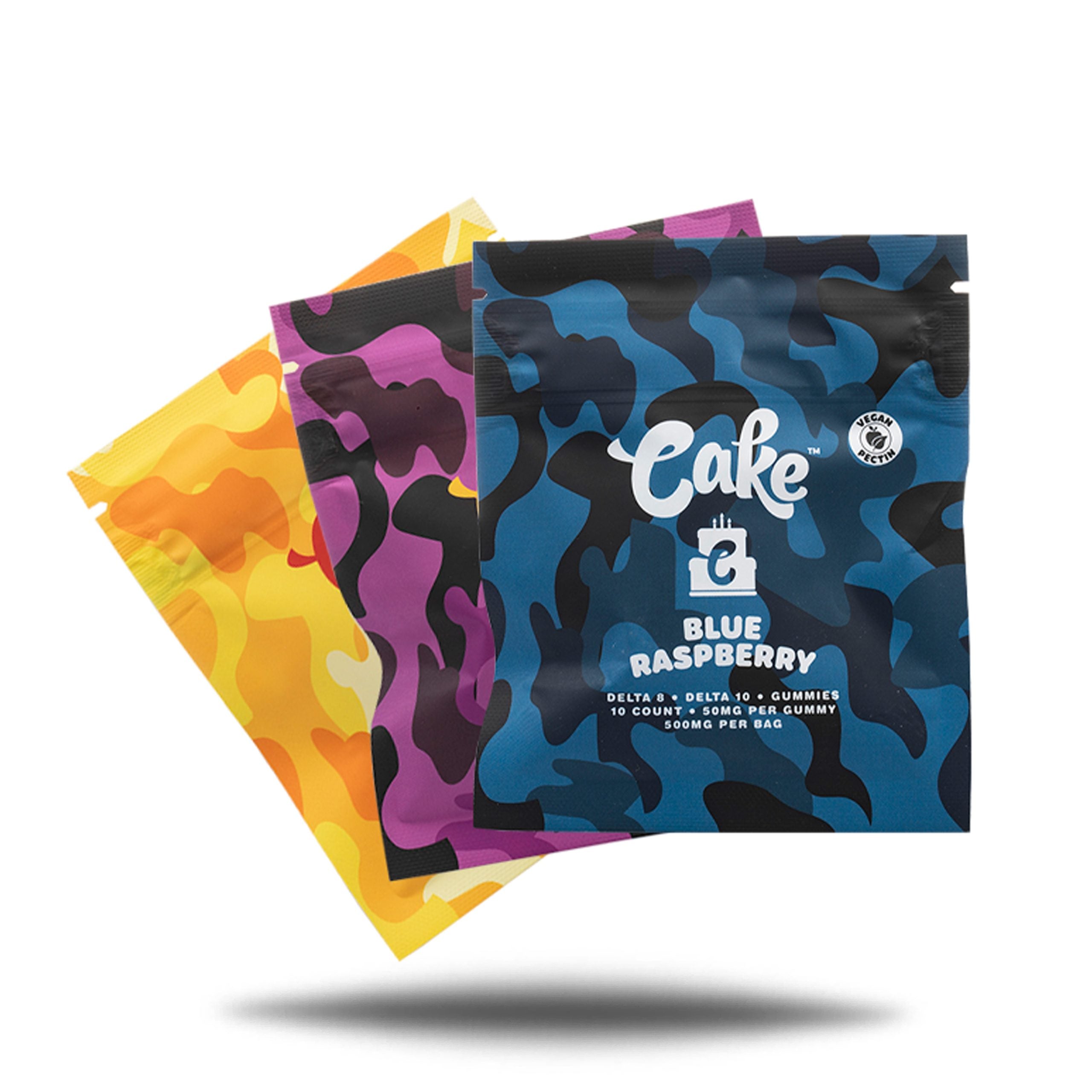 CAKE DELTA 8 DELTA 10 GUMMIES 500MG (BOX OF 10) Gotham Distribution