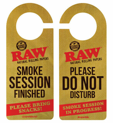 RAW DO NOT DISTURB SIGN