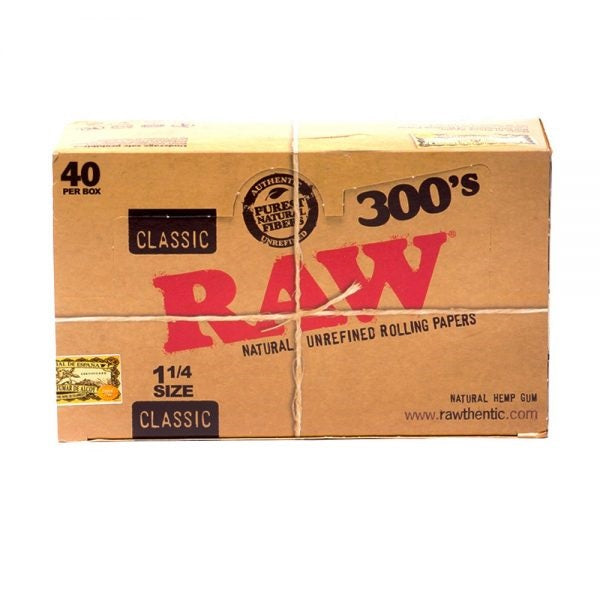 RAW 300’S CLASSIC 1.25- 40 PER BOX