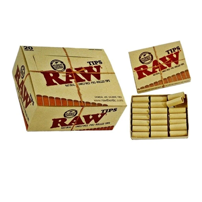 RAW PRE ROLLED TIPS